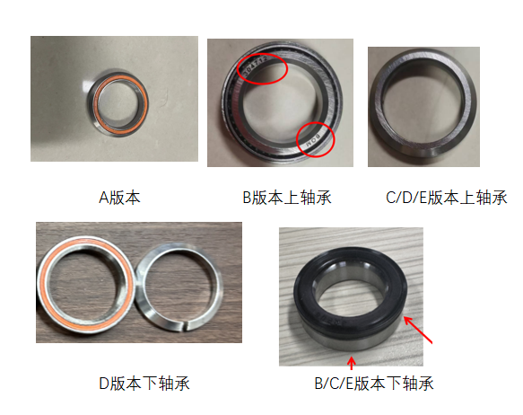 KuKirin (Kugoo Kirin) G4 Steering Headset Bearings Full Set (Compatible with Versions A, B, C, D, E)