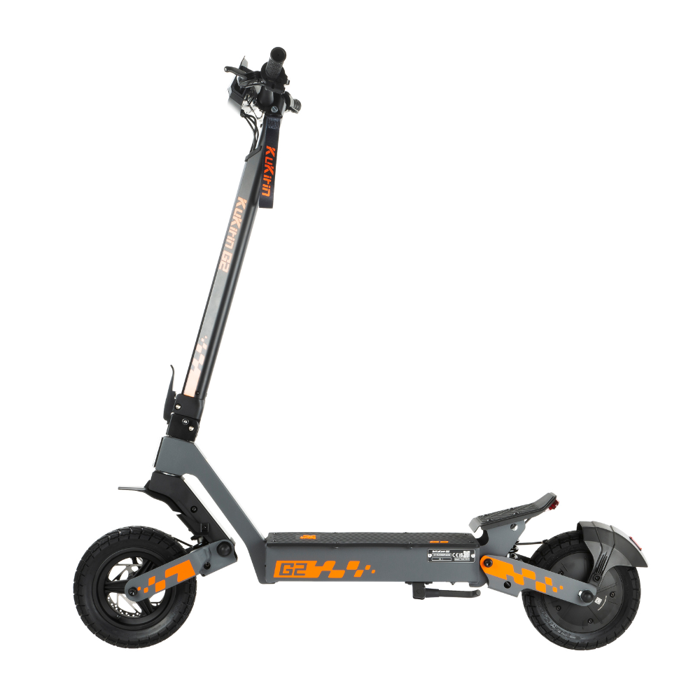 KuKirin G2 electric scooter with 10-inch tubeless tires.