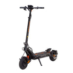 Sturdy front structural angle profile of the KuKirin G2 Master scooter.