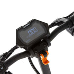 Smart digital LCD dashboard display on KuKirin G2 Max handlebars.