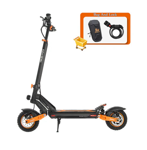 KuKirin G2 Max premium combo kit with included storage bag and cable lock.