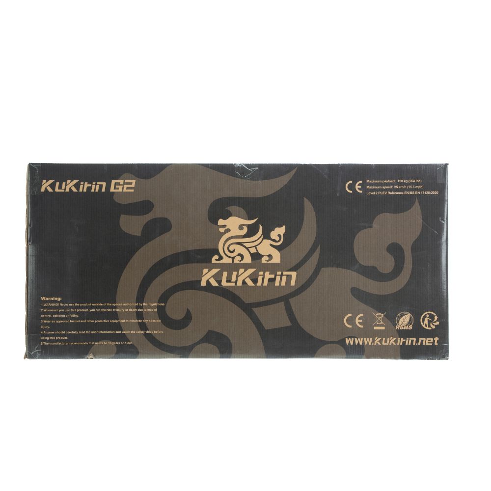 Official KuKirin G2 shipping box for safe EU delivery