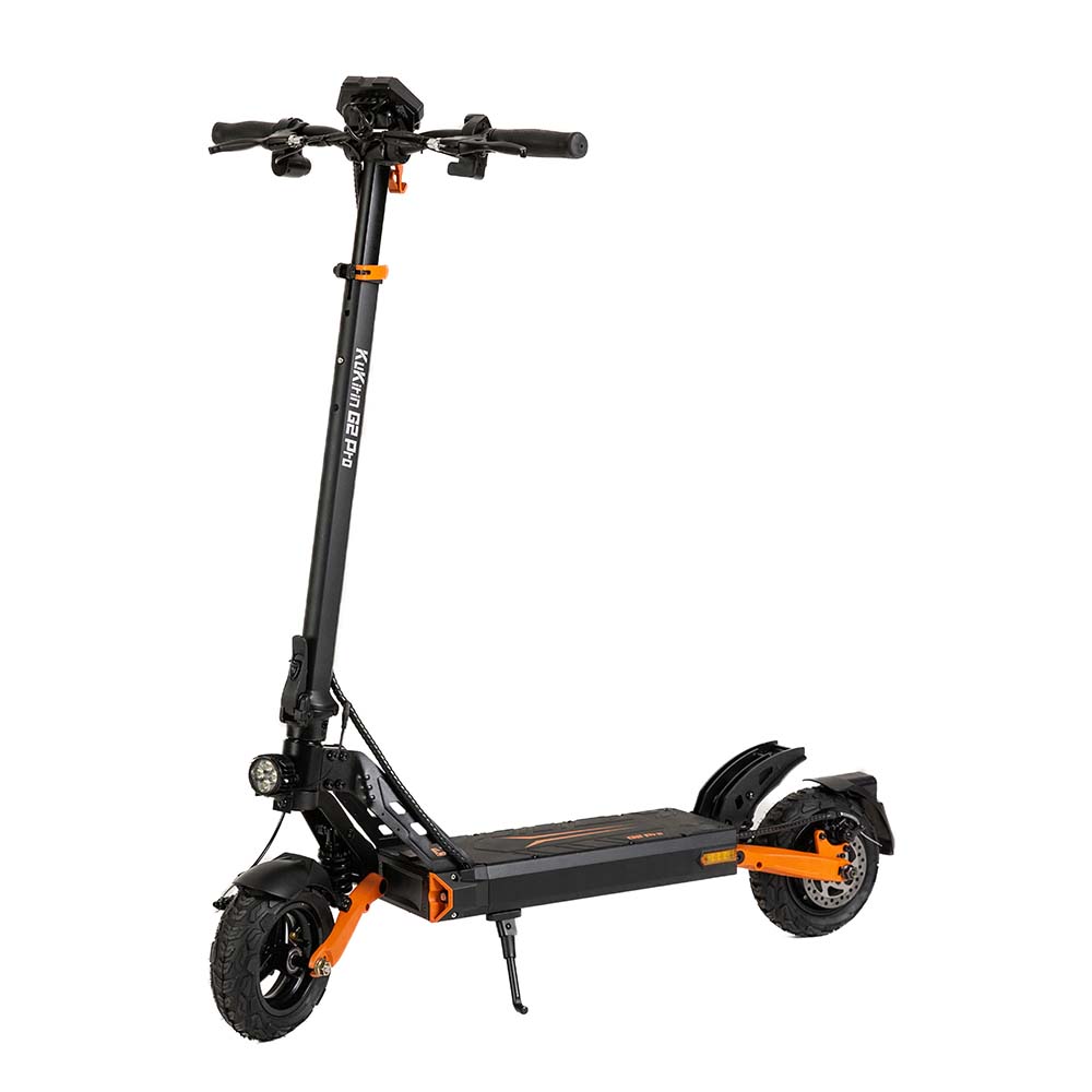 Sleek side profile of the high-torque 600W KuKirin G2 Pro commuter scooter.