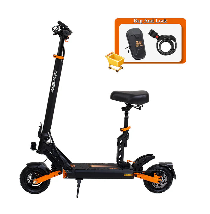 Ultimate KuKirin G2 Pro travel combo package complete with custom bag and heavy-duty lock.