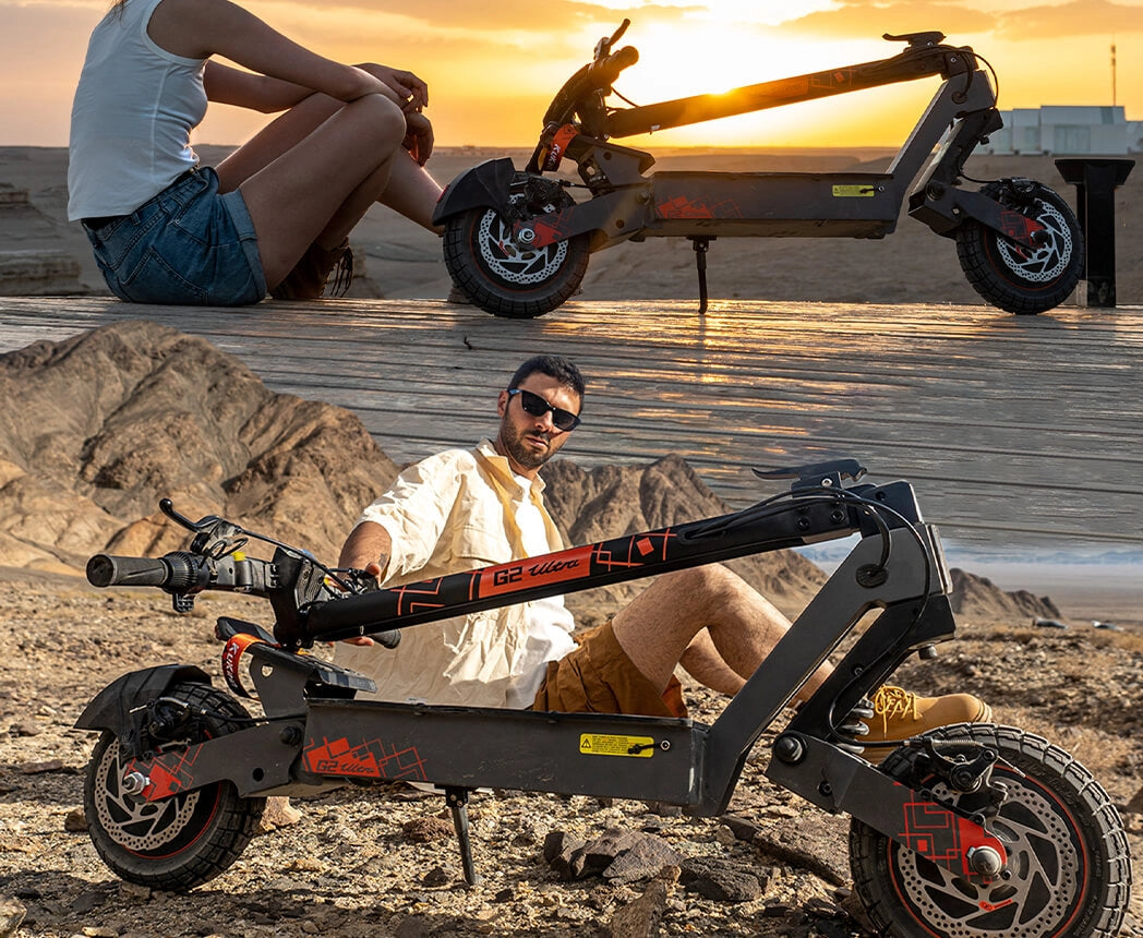 Emportez votre aventure partout grâce au système de pliage rapide et sans effort à un seul bouton.