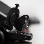 Secure physical key ignition switch configuration on the KuKirin G3 Pro handlebar console.