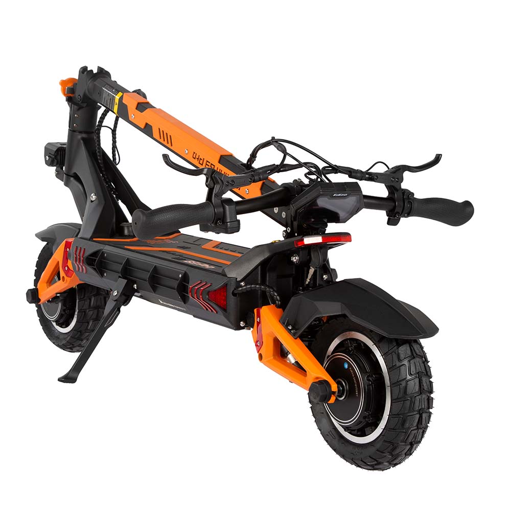 The space-saving folded state of the heavy-duty KuKirin G3 Pro framework.