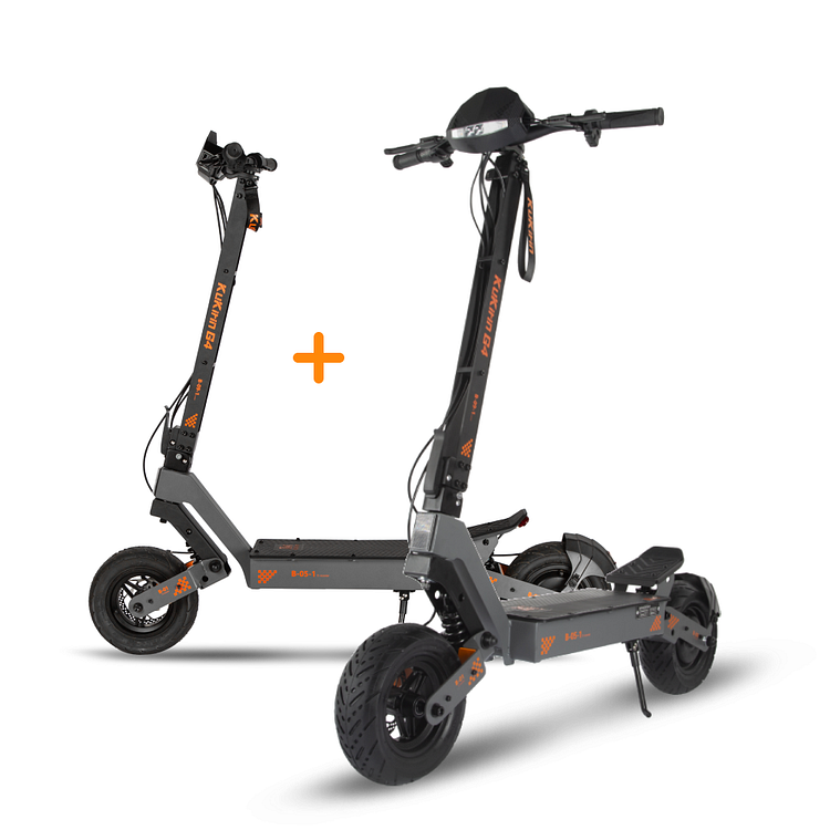 Two KuKirin G4 electric scooters in a double pack bundle