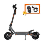 KuKirin G4 scooter with both storage bag and security lock accessories