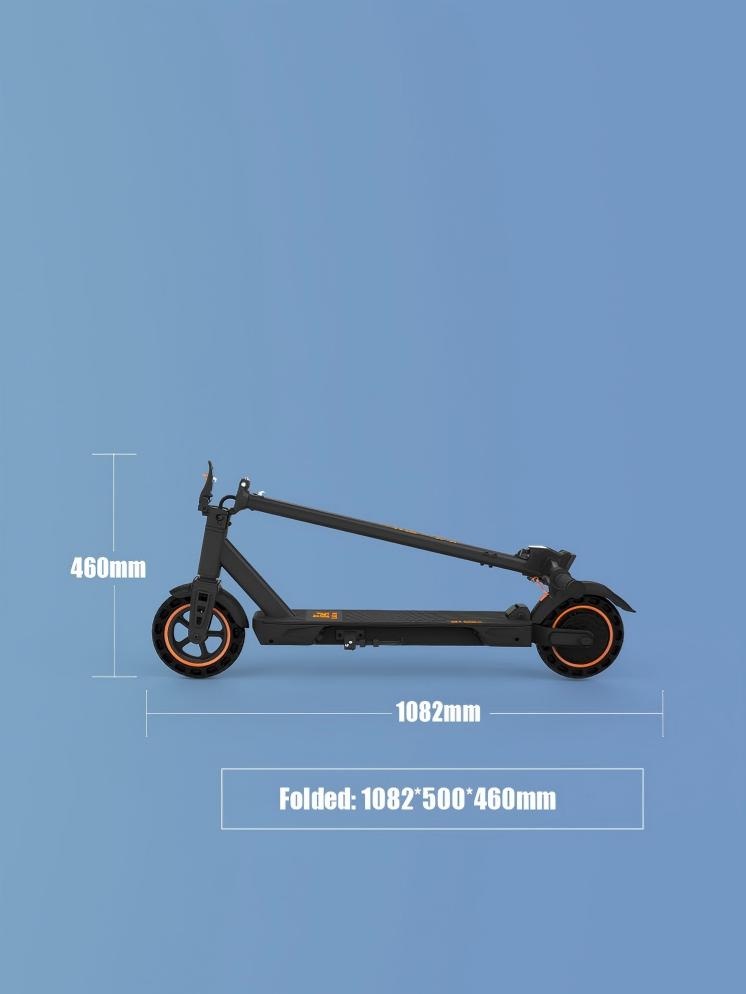 kukirin s1 max compact folded size dimensions