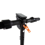 Enjoy superior handling and easy carrying with the ergonomic cockpit and built-in folding hook