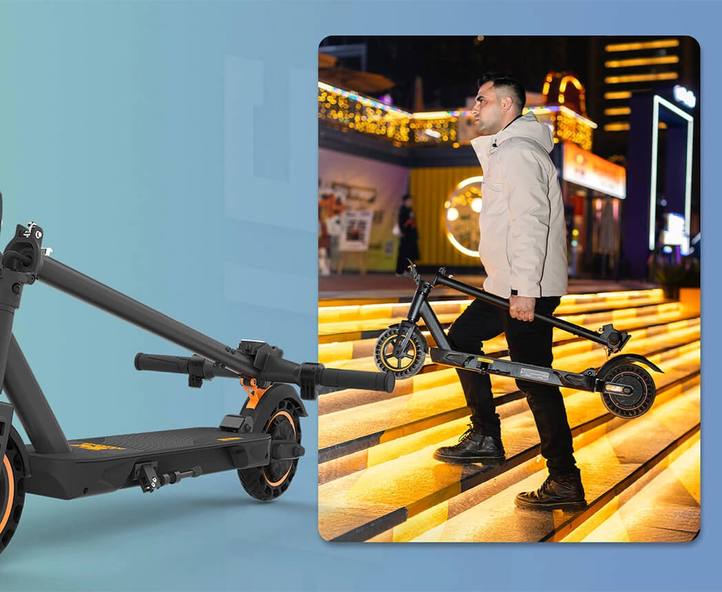 Carry your lightweight KuKirin S1 Max effortlessly onto public transport or up stairs.