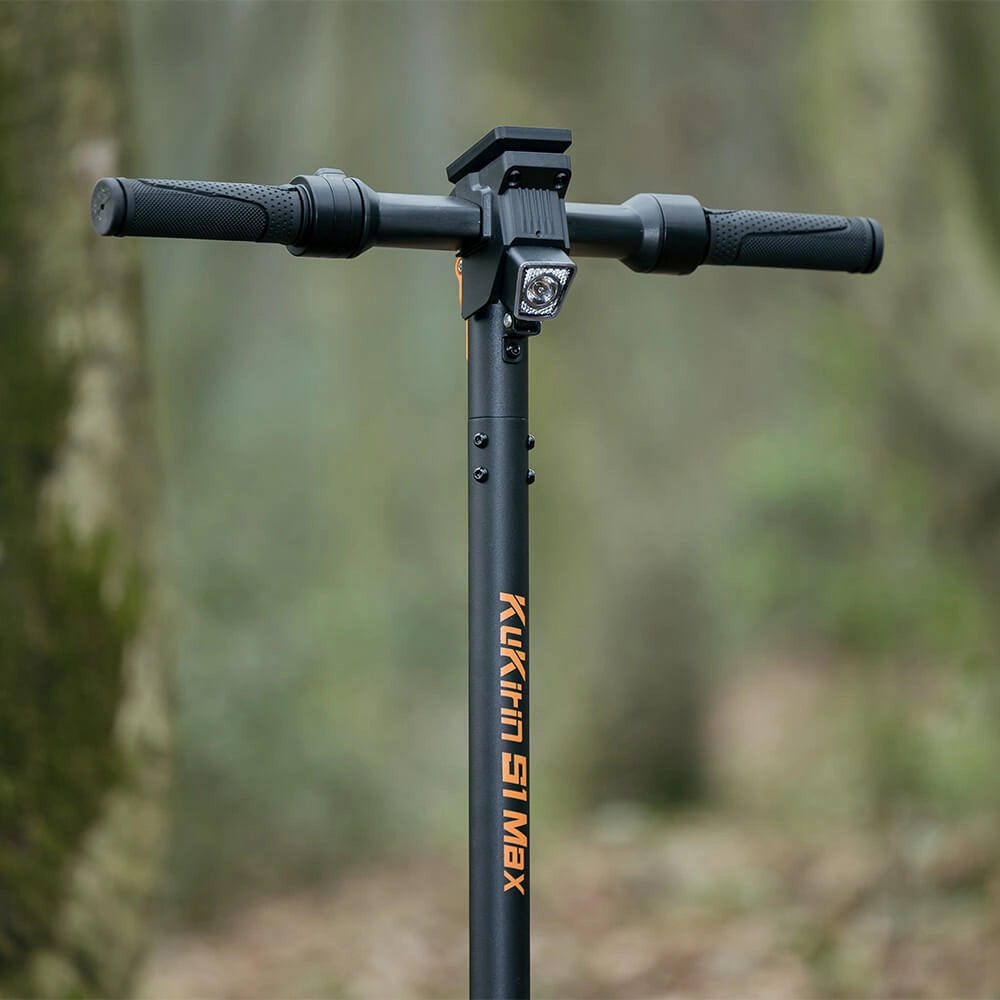 Sleek, high-strength aluminum stem designed for premium steering stability and control.